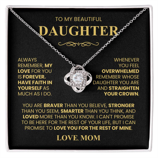 Daughter Necklace| Have Faith In Yourself