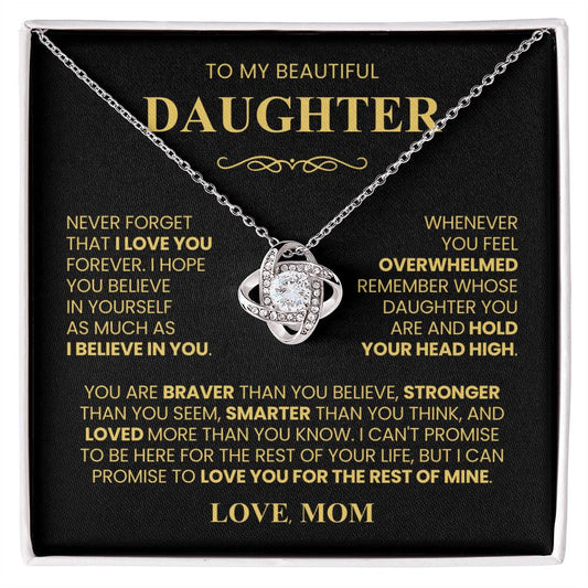 Daughter Necklace| Hold Your Head High