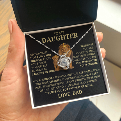 Straighten Your Crown | Daughter Necklace