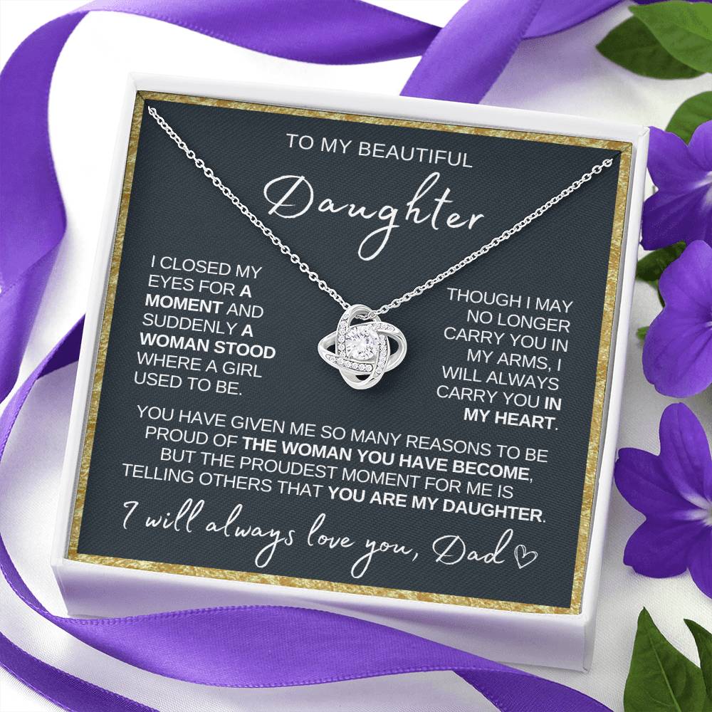 Daughter Necklace| Always In My Heart