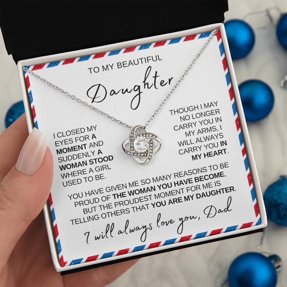 Daughter Necklace| Love Letter From Dad