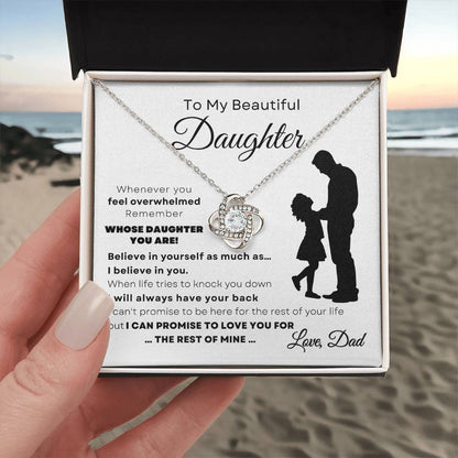 To Daughter Necklace | Always Have Your Back