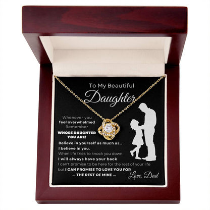 To Daughter Necklace | Always Have Your Back