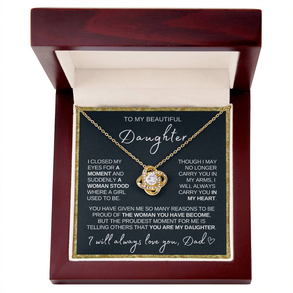 Daughter Necklace| Always In My Heart