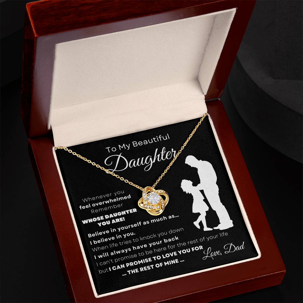 To Daughter Necklace | Always Have Your Back