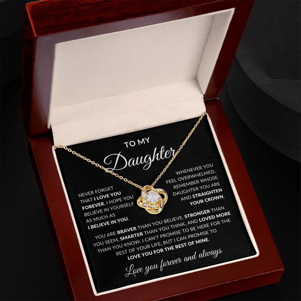 To Daughter Necklace| Love You Forever