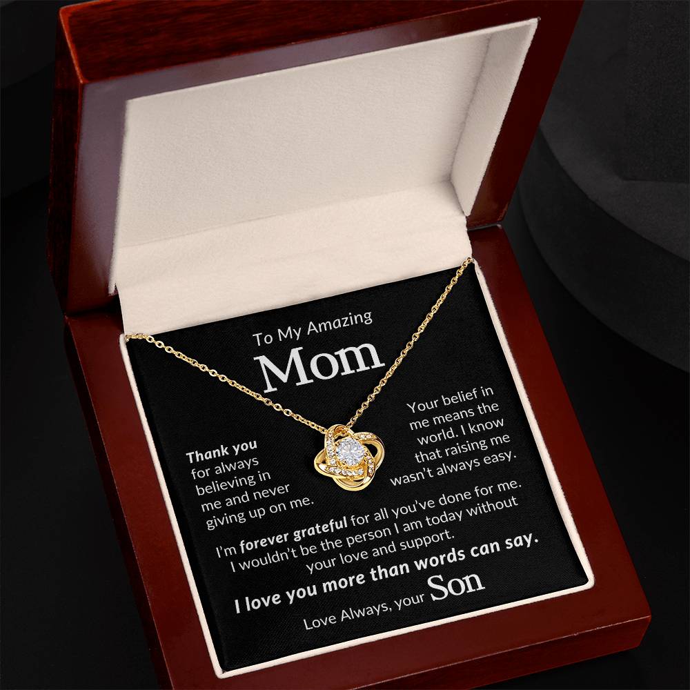 To My Mom Necklace| You're The World