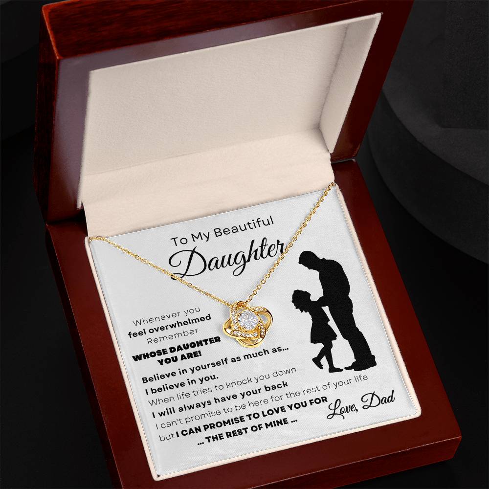 To Daughter Necklace | Always Have Your Back