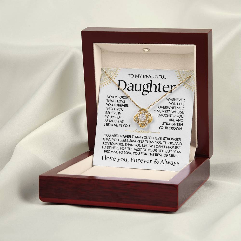 Daughter Necklace| You Are Loved