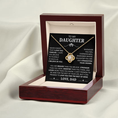 I Love You Forever | Daughter Necklace