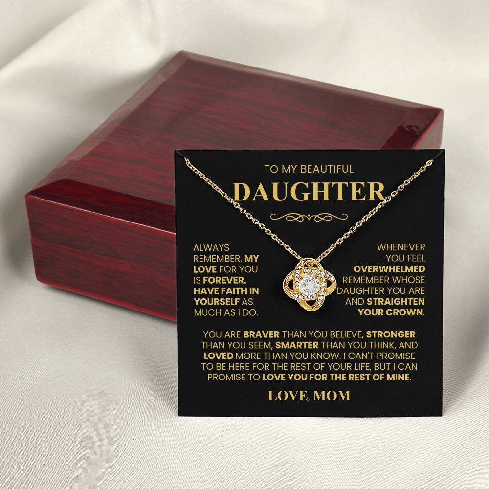 Daughter Necklace| Have Faith In Yourself