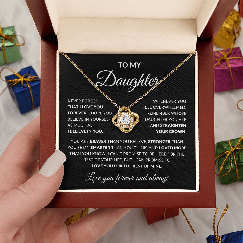 To Daughter Necklace| Love You Forever