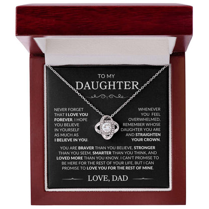 Daughter Necklace| Straighten Your Crown