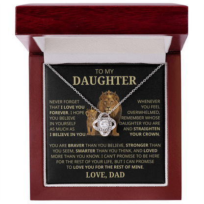 Straighten Your Crown | Daughter Necklace