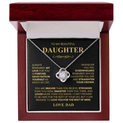 Daughter Necklace| Have Faith In Yourself