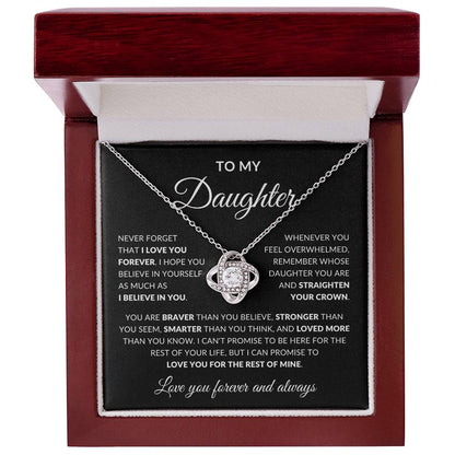 To Daughter Necklace| Love You Forever