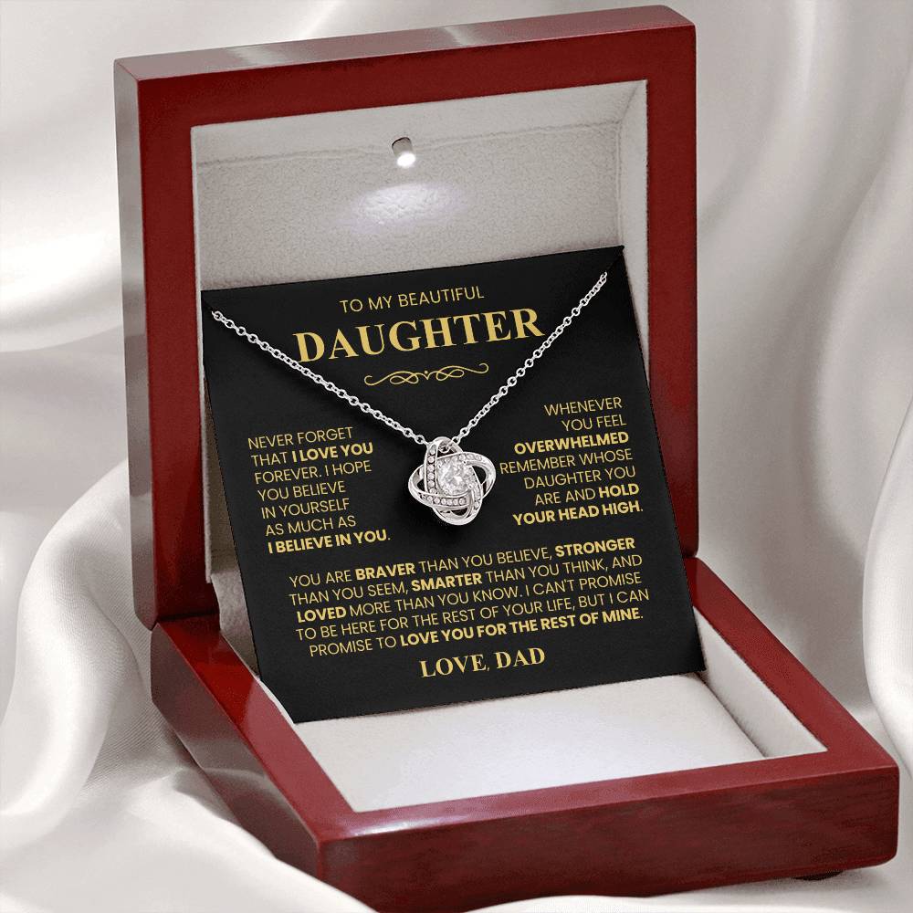 Daughter Necklace| Hold Your Head High