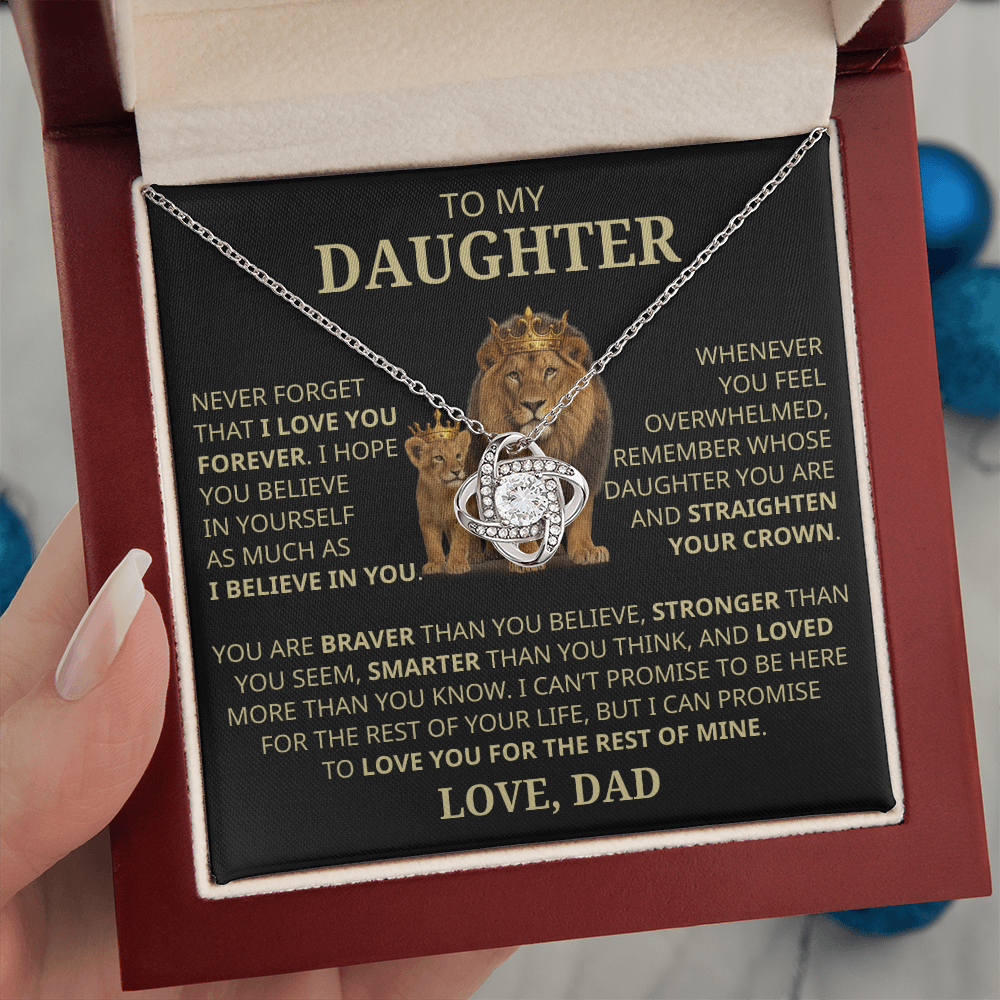 Straighten Your Crown | Daughter Necklace