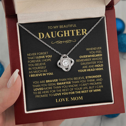 Daughter Necklace| Hold Your Head High