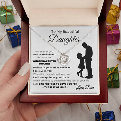 To Daughter Necklace | Always Have Your Back