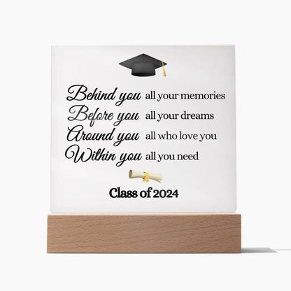 Graduation| Within You All You Need| Acrylic Plaque