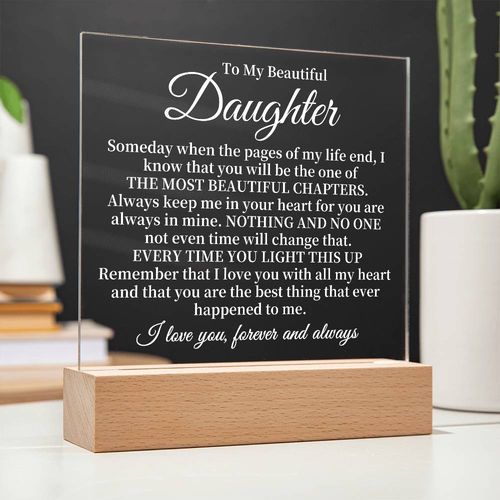 Daughter Necklace| Beautiful Chapters