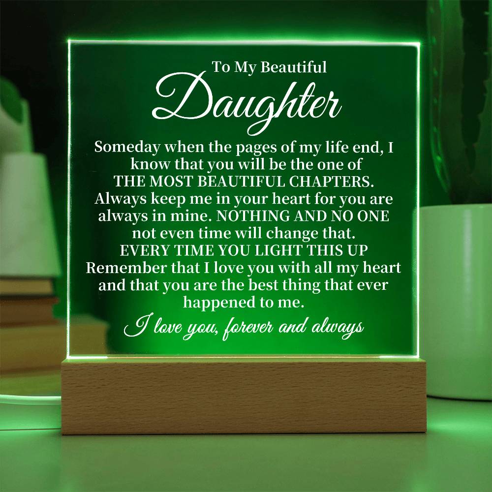 Daughter Necklace| Beautiful Chapters