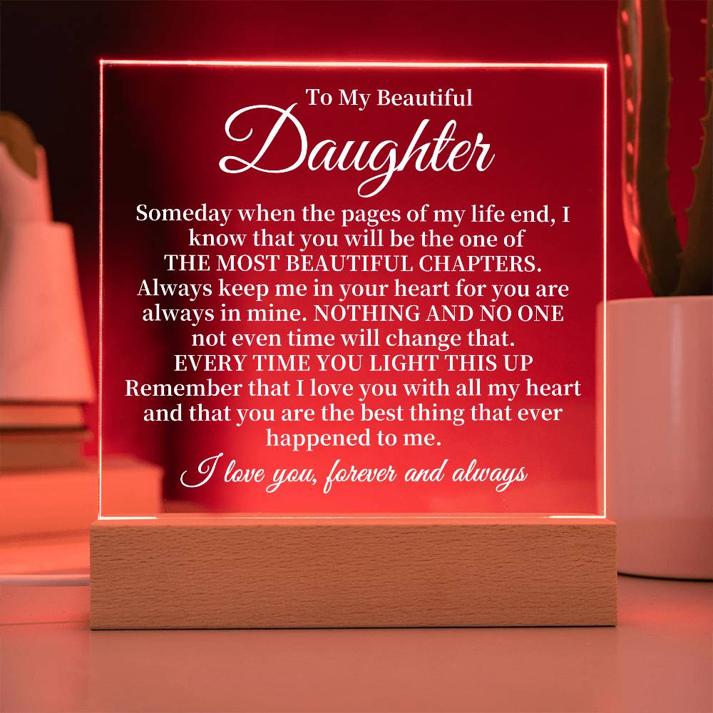 Daughter Necklace| Beautiful Chapters