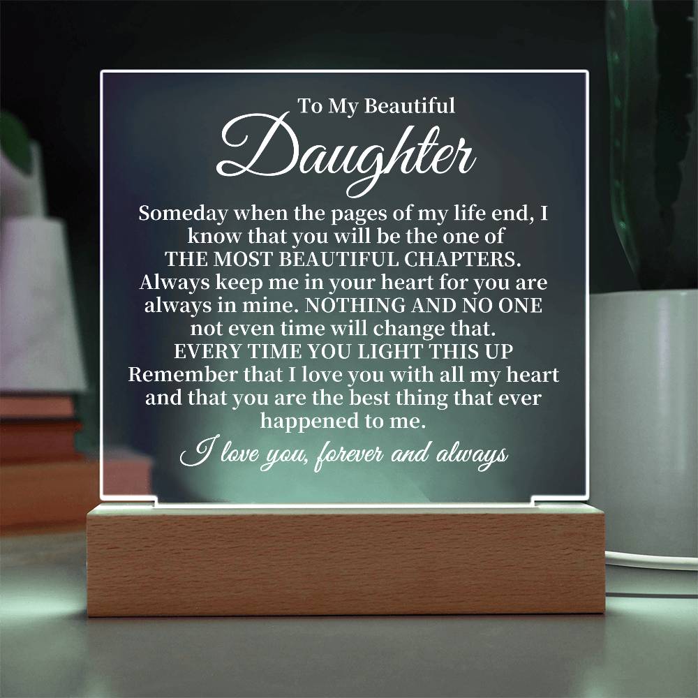 Daughter Necklace| Beautiful Chapters