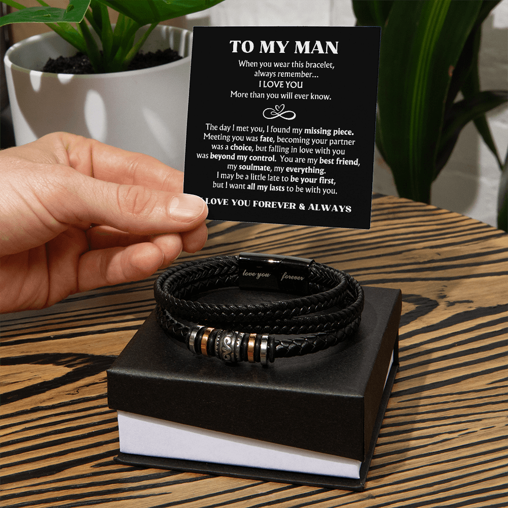 Man Bracelet| Love You More Than Ever