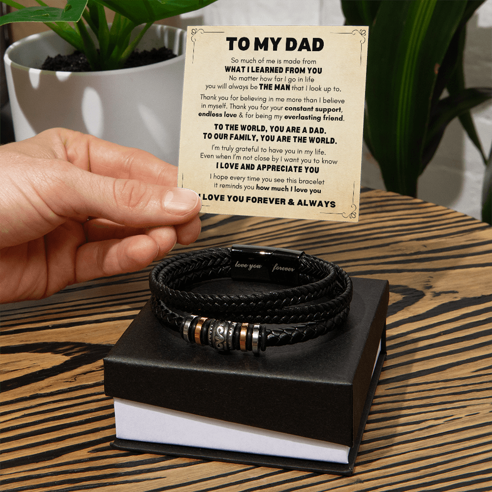 Dad Bracelet| You're The World