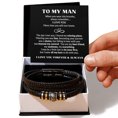Man Bracelet| Love You More Than Ever