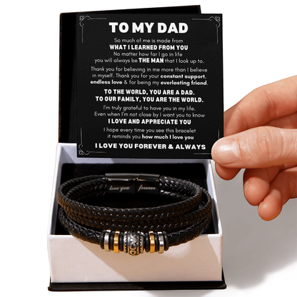 Dad Bracelet| You're The World