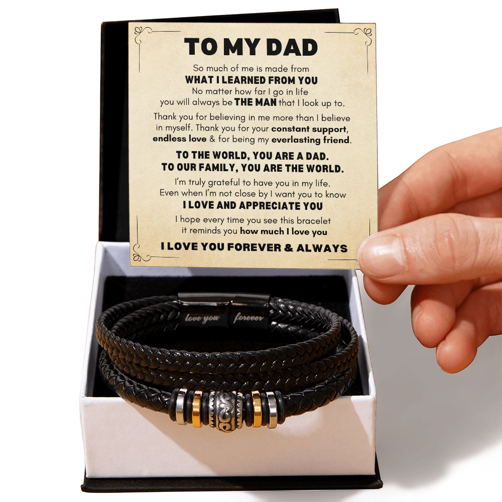 Dad Bracelet| You're The World