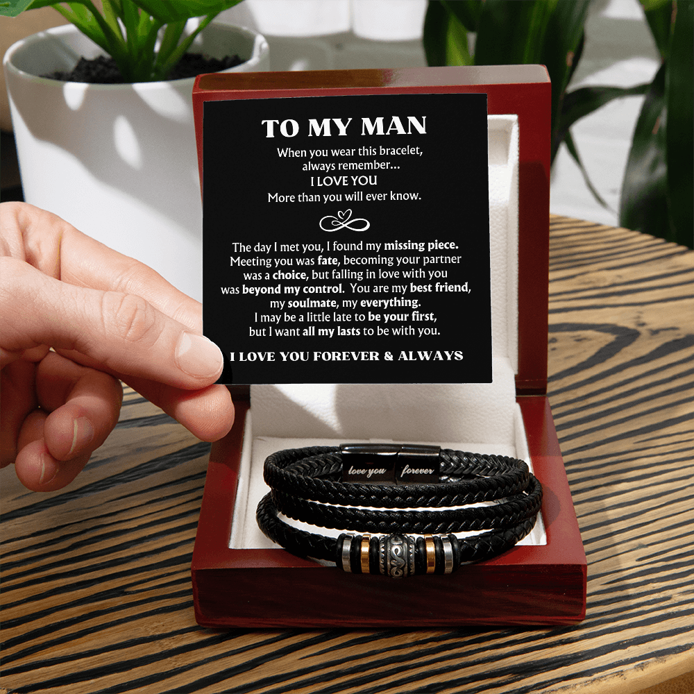 Man Bracelet| Love You More Than Ever