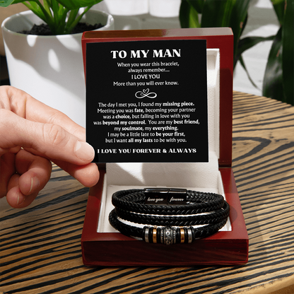 Man Bracelet| Love You More Than Ever