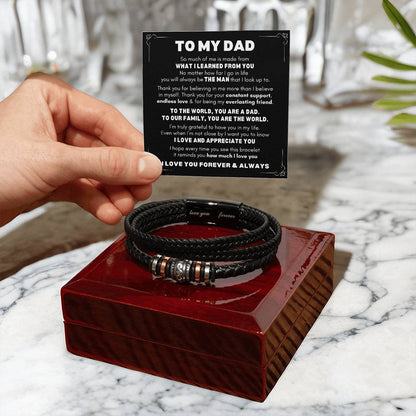 Dad Bracelet| You're The World