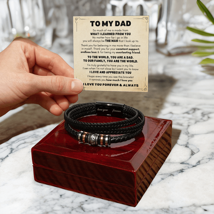 Dad Bracelet| You're The World