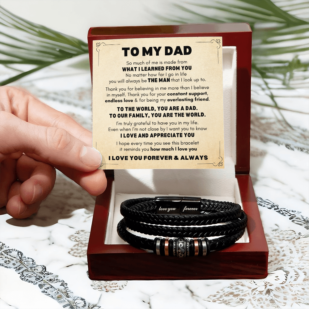 Dad Bracelet| You're The World