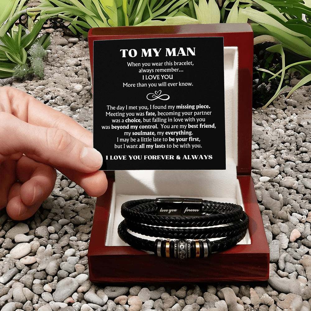 Man Bracelet| Love You More Than Ever