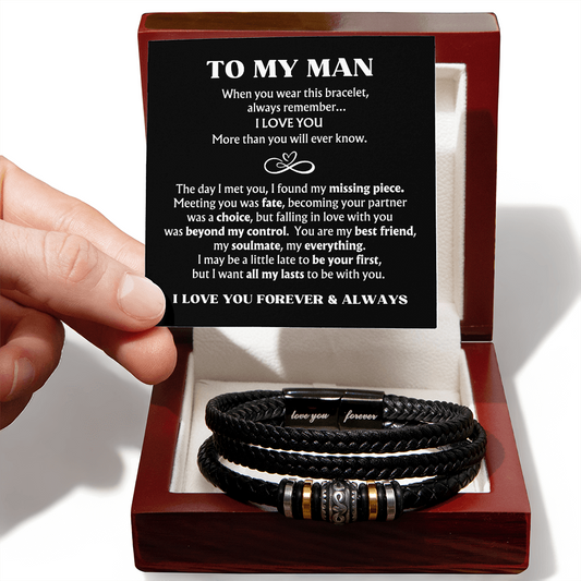 Man Bracelet| Love You More Than Ever