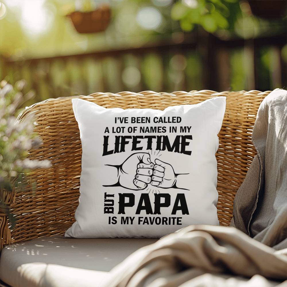 Pillow| PAPA is My Favorite| Father's day Gift