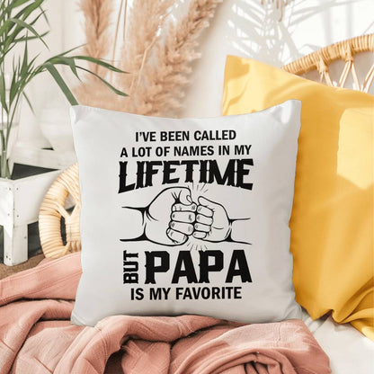 Pillow| PAPA is My Favorite| Father's day Gift