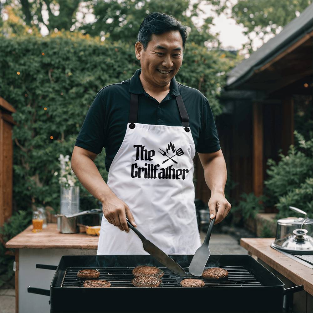 Dad Apron| The Grill Father| Grilling Dad