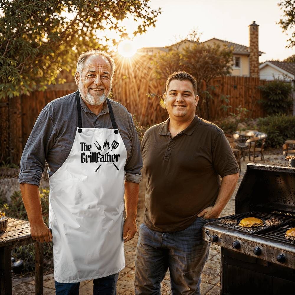 Dad Apron| The Grill Father| Grilling Gifts