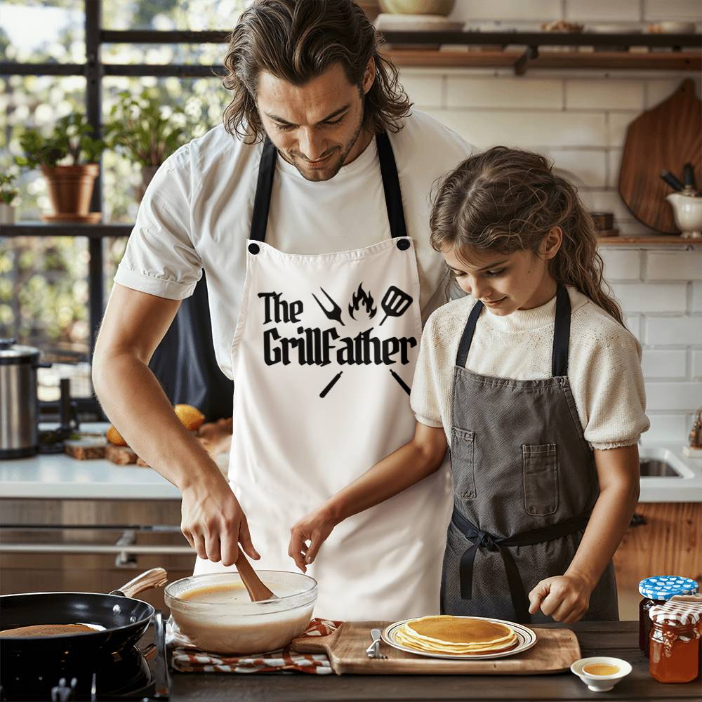 Dad Apron| The Grill Father| Grilling Gifts