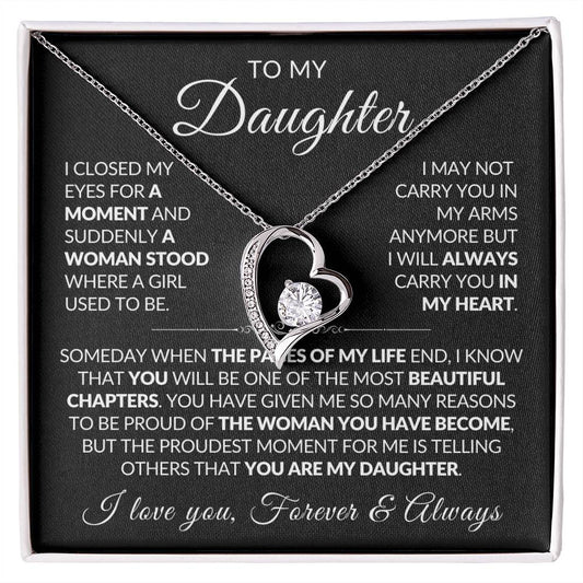 Daughter Necklace| Carry You In My Heart