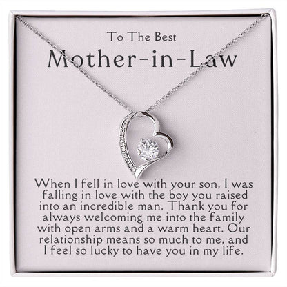 Mother In Law Necklace| Lucky To Have You