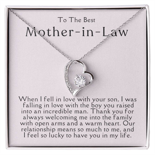 Mother In Law Necklace| Lucky To Have You