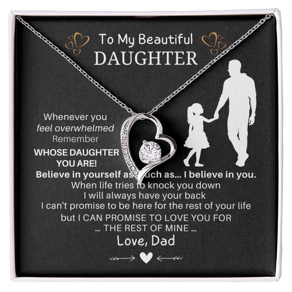 To Daughter Necklace| Believe In Yourself